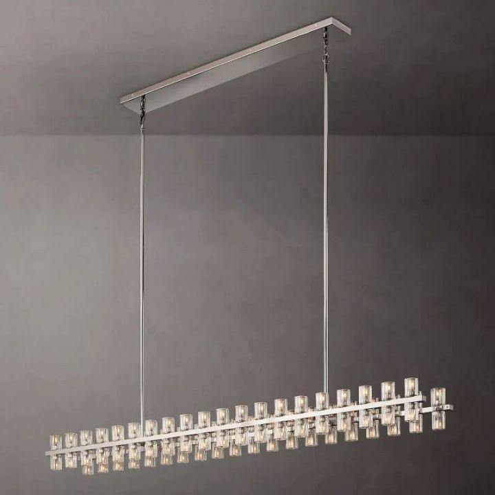 Arcachon Rectangular Chandelier 72" - Dawn Lamps