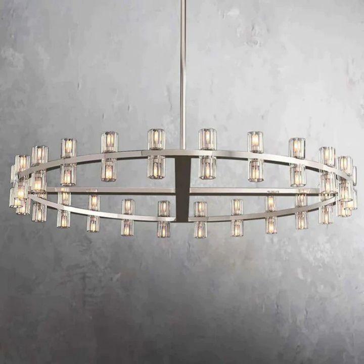 Arcachon Round Chandelier 48" - Dawn Lamps