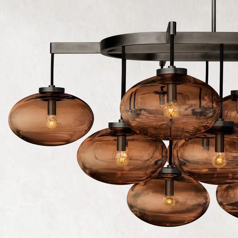 Cabrette Linear Chandelier 72" - Dawn Lamps