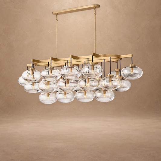 Bubble Linear Chandelier 72"