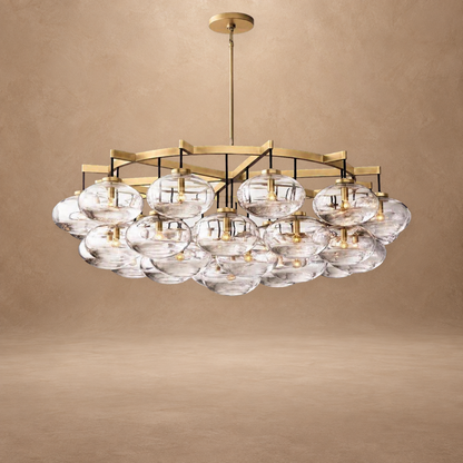 Bubble 60 Inch Clear Glass Bubble Chandelier