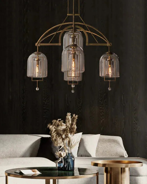 Fulcrum Linear Chandelier 73" 3-Lights - Dawn Lamps