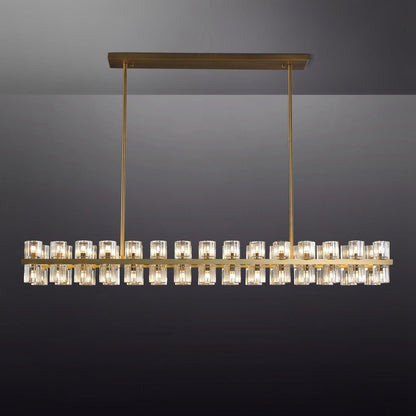 Arcachon Rectangular Chandelier 54" - Dawn Lamps