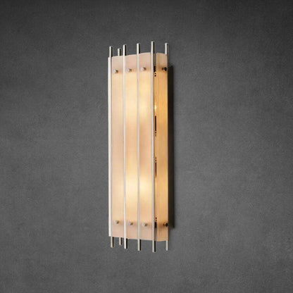 San Marco Alabaster Grand Rectangular Sconce - Dawn Lamps