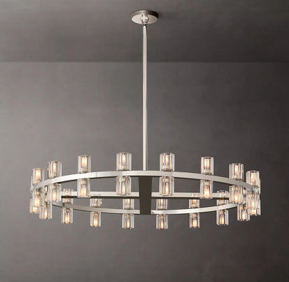 Arcachon Crystal Round Chandelier 36" - Dawn Lamps
