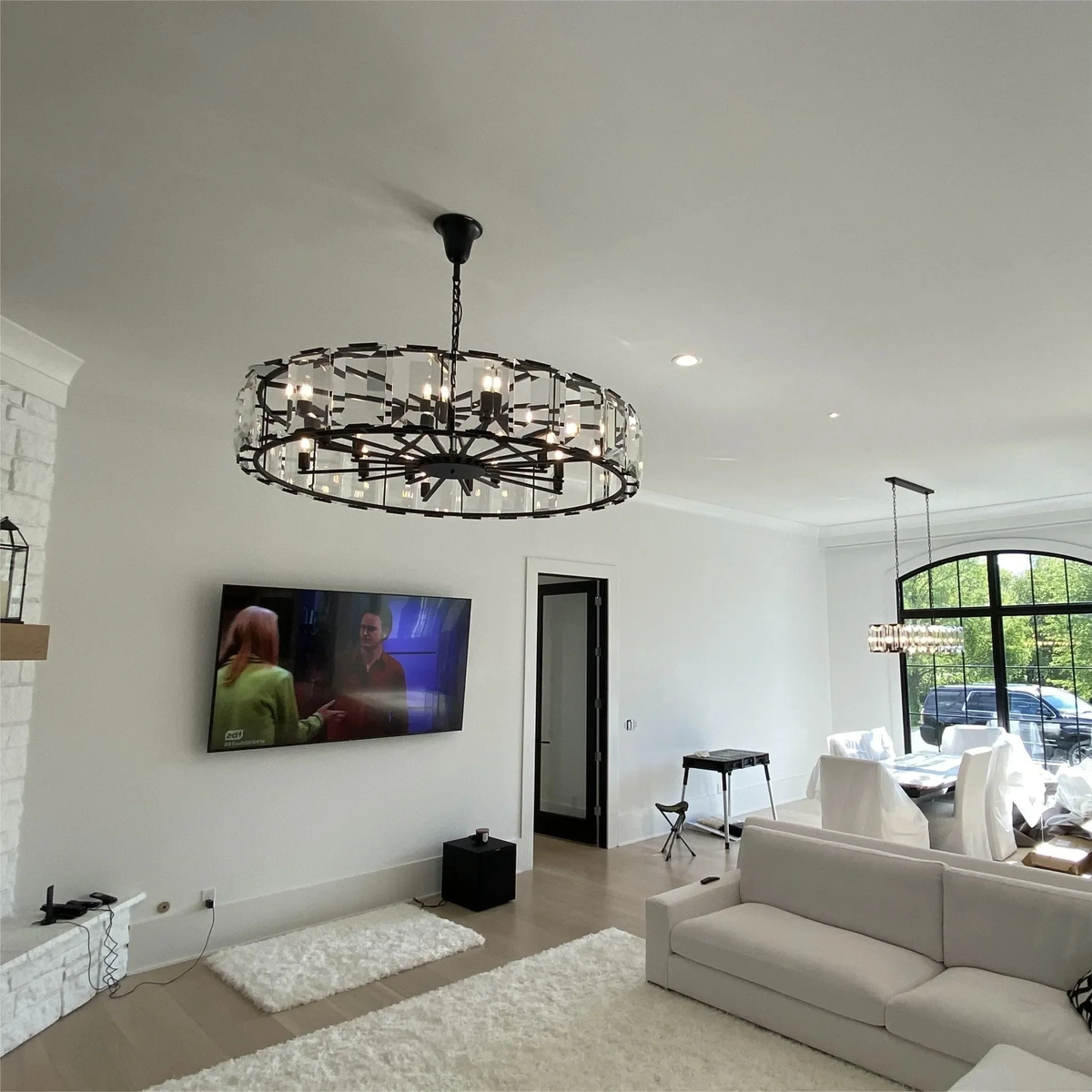 Norvain 60 Inch Crystal Round Chandelier