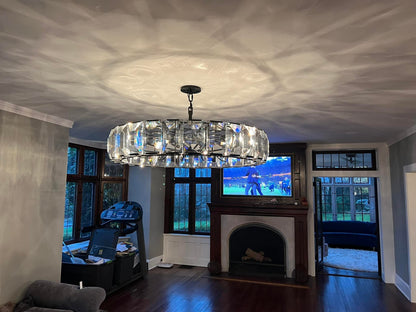 Norvain 60 Inch Crystal Round Chandelier