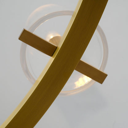 Elvara 48 Inch Cone Glass Shade Round Chandelier