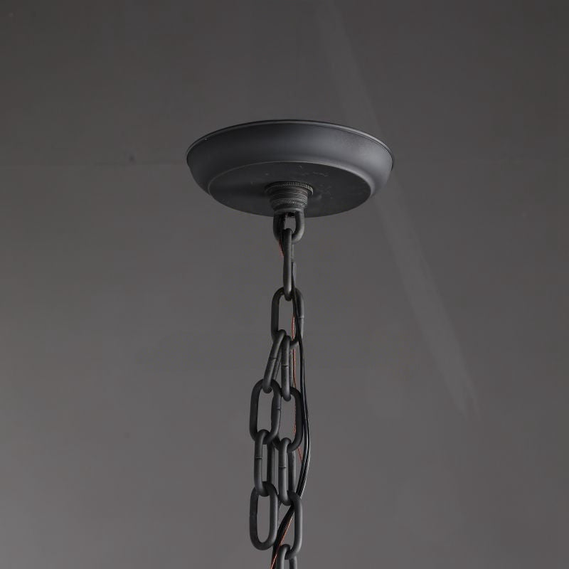Aurevon 48 Inch Forged Candlestick Arm Chandelier