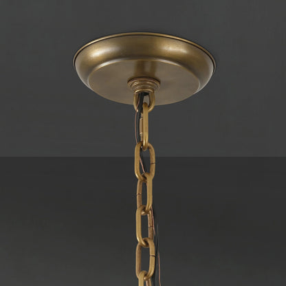 Aurevon 48 Inch Forged Candlestick Arm Chandelier