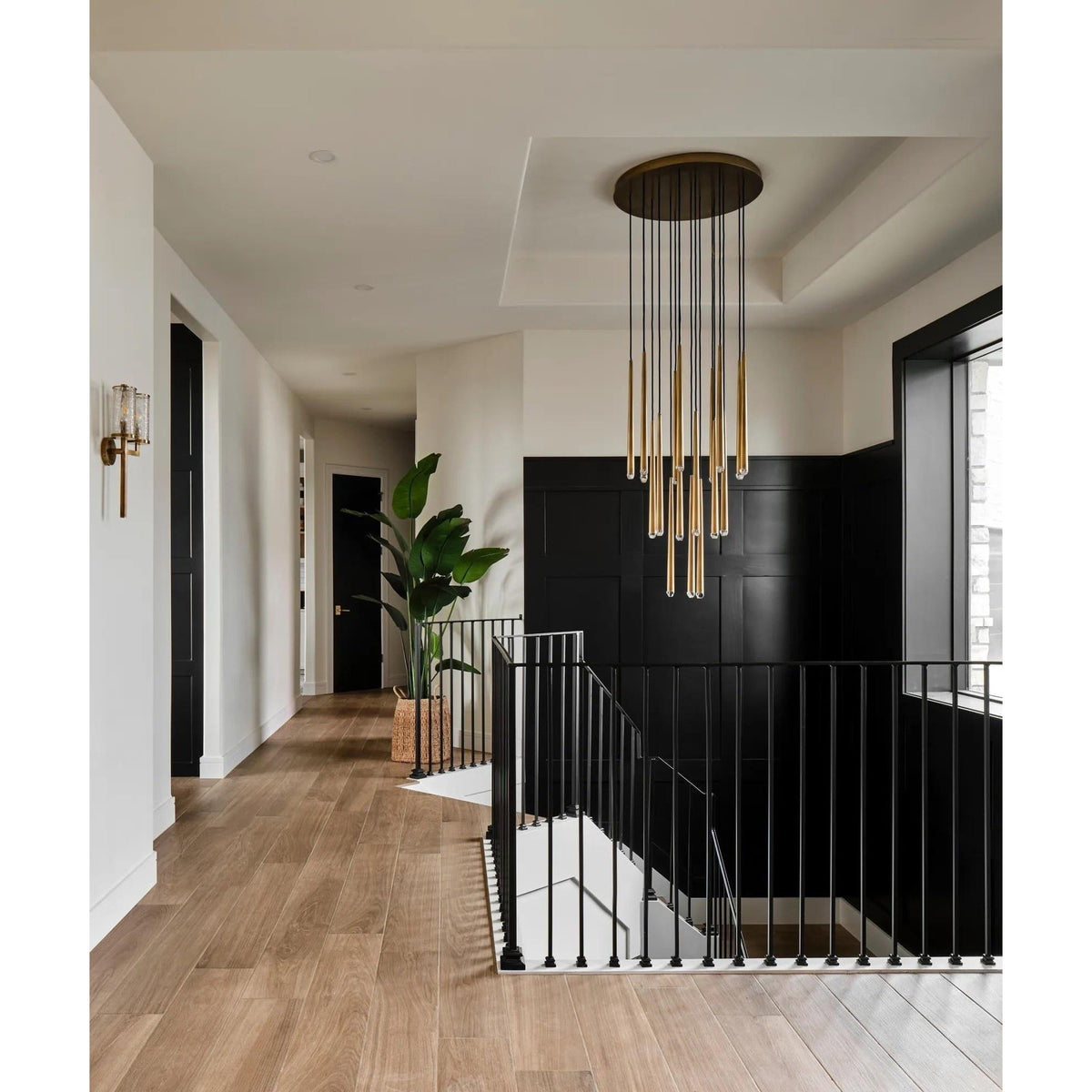 Solmira 30 Inch Round Cascading Chandelier