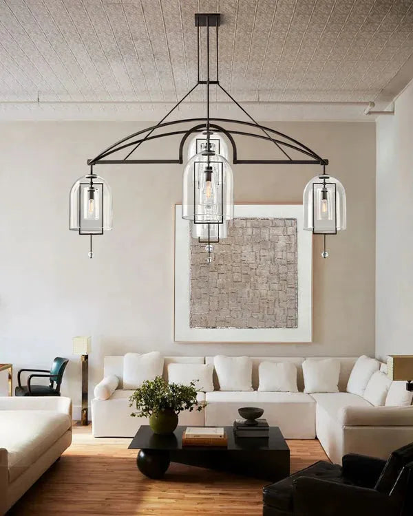 Fulcrum Linear Chandelier 61" 3 Lights - Dawn Lamps