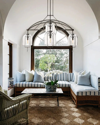 Fulcrum Linear Chandelier 61" 3 Lights - Dawn Lamps