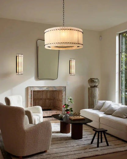 San Marco Alabaster Round Chandelier - Dawn Lamps