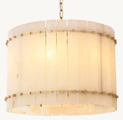 San Marco Alabaster Round Chandelier - Dawn Lamps