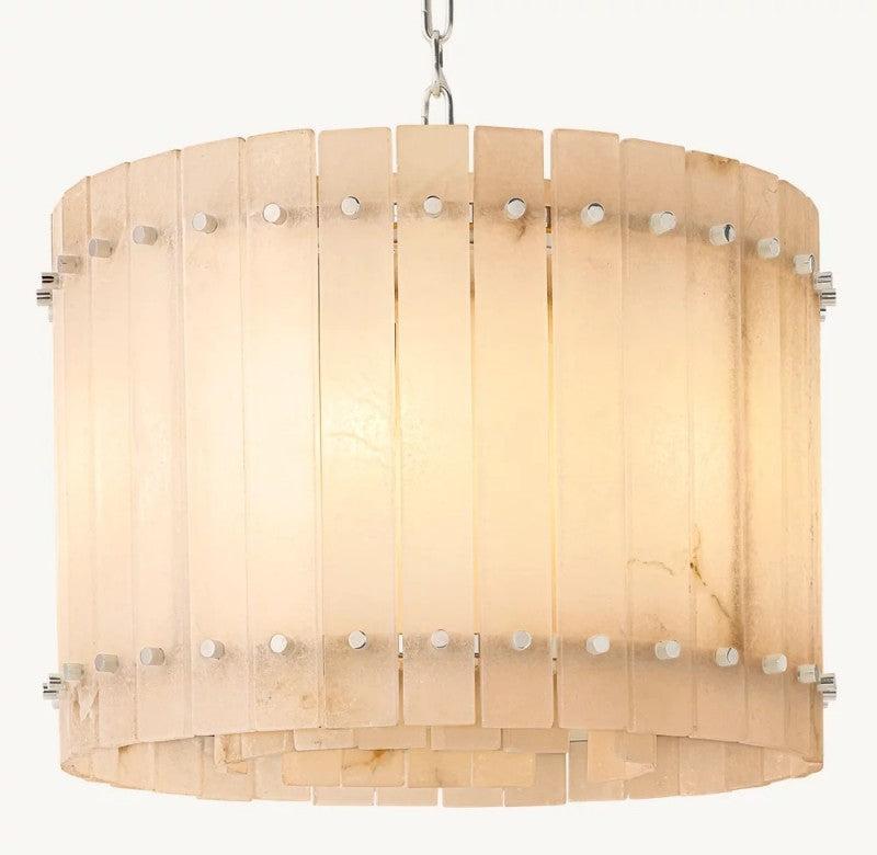 San Marco Alabaster Round Chandelier - Dawn Lamps