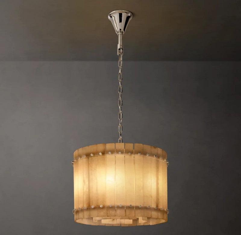 San Marco Alabaster Round Chandelier - Dawn Lamps
