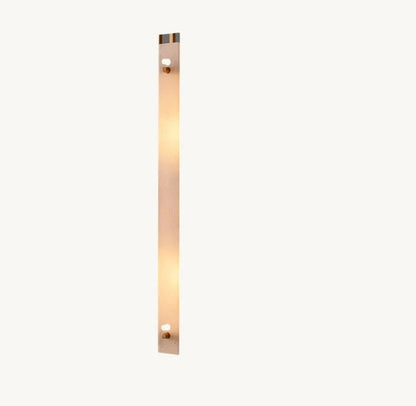 San Marco Alabaster Rectangular Wall Sconce - Dawn Lamps