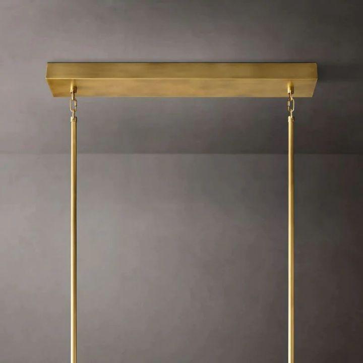 Arcachon Rectangular Chandelier 54" - Dawn Lamps