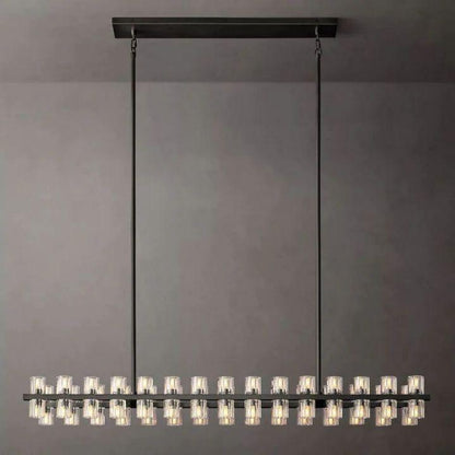 Arcachon Rectangular Chandelier 54" - Dawn Lamps