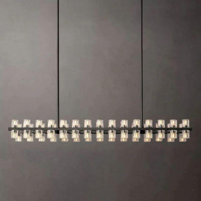 Arcachon Rectangular Chandelier 54" - Dawn Lamps