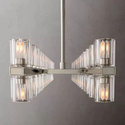 Arcachon Rectangular Chandelier 54" - Dawn Lamps