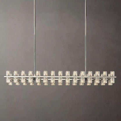 Arcachon Rectangular Chandelier 54" - Dawn Lamps