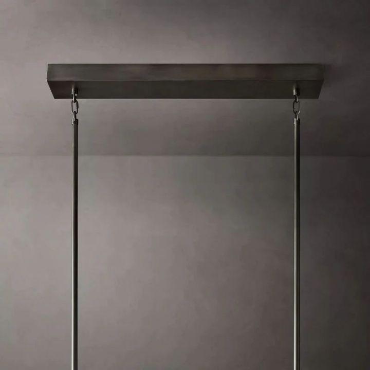Arcachon Rectangular Chandelier 54" - Dawn Lamps