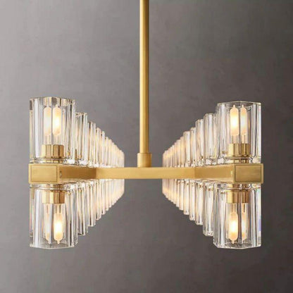 Arcachon Rectangular Chandelier 54" - Dawn Lamps