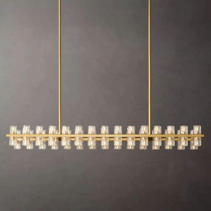 Arcachon Rectangular Chandelier 54" - Dawn Lamps