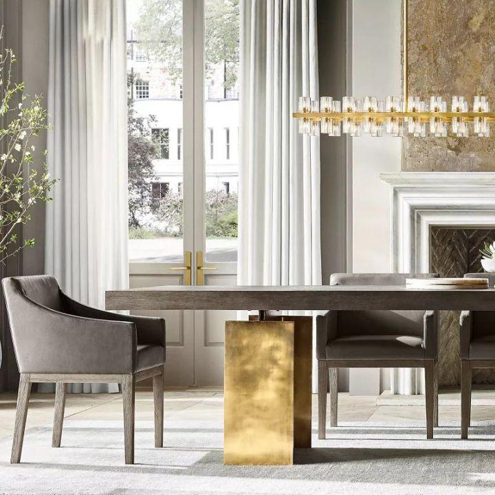 Arcachon Rectangular Chandelier 72" - Dawn Lamps