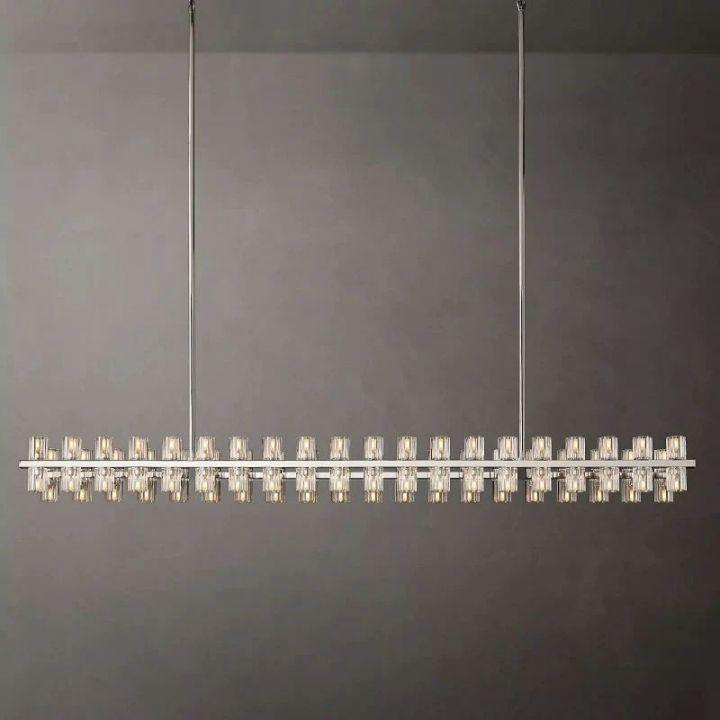 Arcachon Rectangular Chandelier 72" - Dawn Lamps