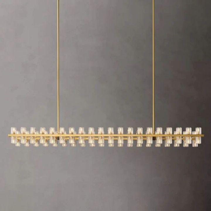 Arcachon Rectangular Chandelier 72" - Dawn Lamps