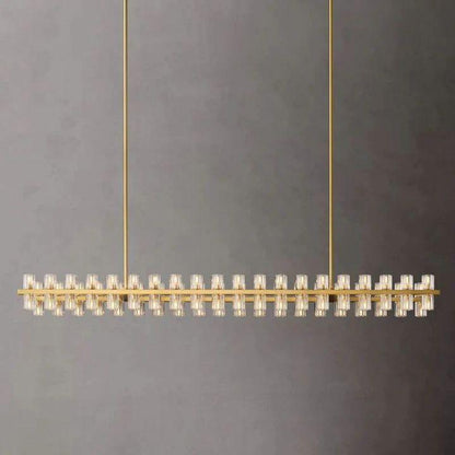 Arcachon Rectangular Chandelier 72" - Dawn Lamps