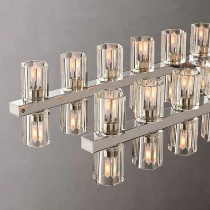Arcachon Rectangular Chandelier 72" - Dawn Lamps