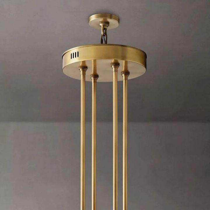 Arcachon Round 2-Tier Chandelier 60" For Dining Room Kitchen island - Dawn Lamps
