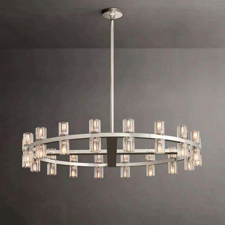 Arcachon Round Chandelier 48" - Dawn Lamps