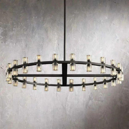 Arcachon Round Chandelier 48" - Dawn Lamps