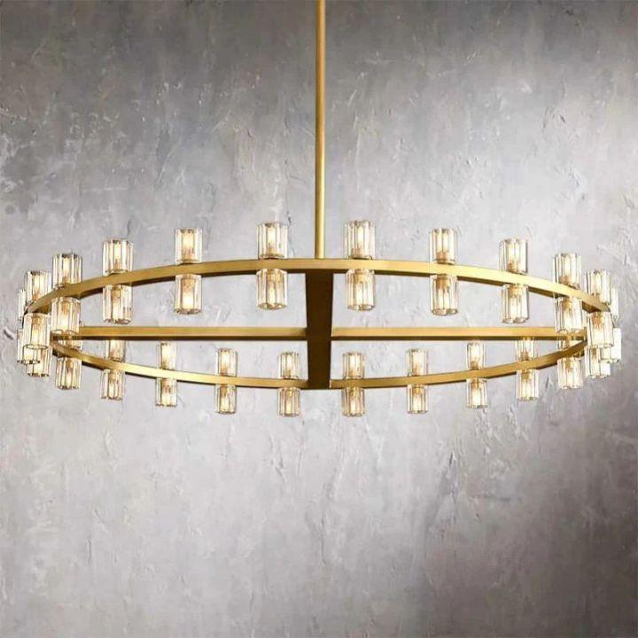 Arcachon Round Chandelier 48" - Dawn Lamps