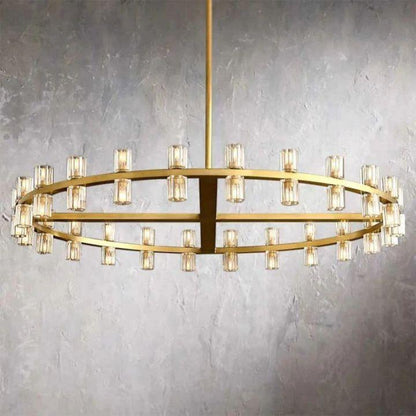 Arcachon Round Chandelier 48" - Dawn Lamps