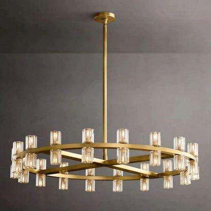 Arcachon Round Chandelier 48" - Dawn Lamps