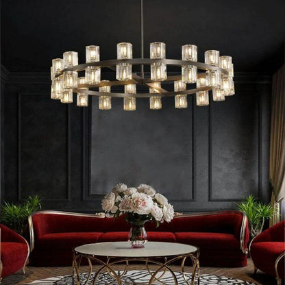 Arcachon Round Chandelier 48" - Dawn Lamps