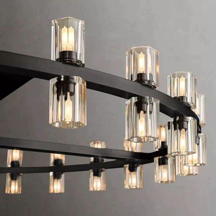 Arcachon Round Chandelier 48" - Dawn Lamps