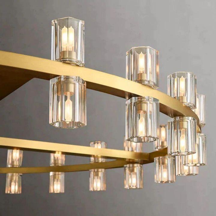 Arcachon Round Chandelier 48" - Dawn Lamps