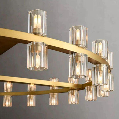 Arcachon Round Chandelier 48" - Dawn Lamps