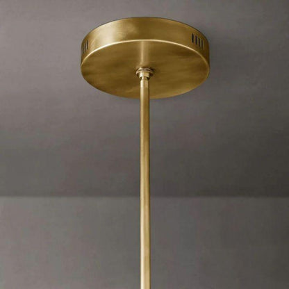 Arcachon Round Glass Chandelier 60" For Living Room - Dawn Lamps