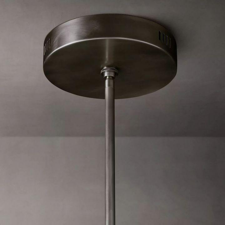 Arcachon Round Glass Chandelier 60" For Living Room - Dawn Lamps