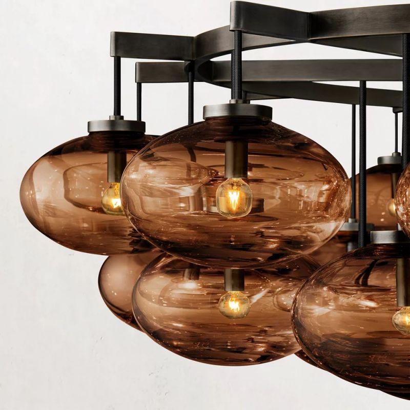 Cabrette Round Chandelier 60" - Dawn Lamps