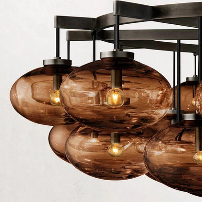 Cabrette Round Chandelier 60" - Dawn Lamps
