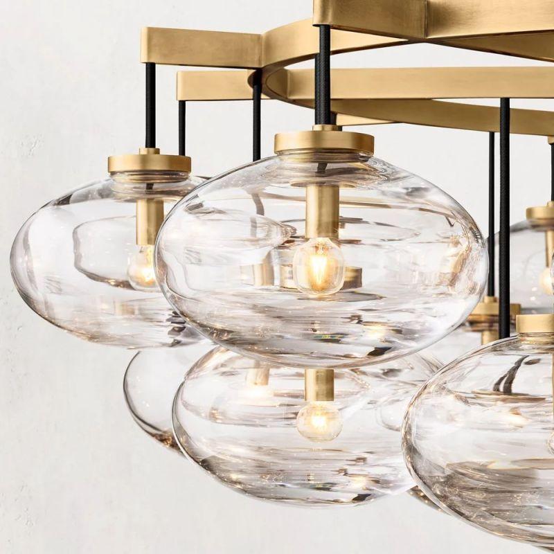 Cabrette Round Chandelier 60" - Dawn Lamps